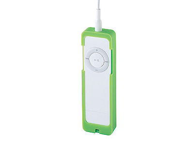 iPod shuffle専用シリコンケース PDA-IPOD8-グリーン
