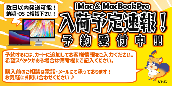 入荷予告 先取販売