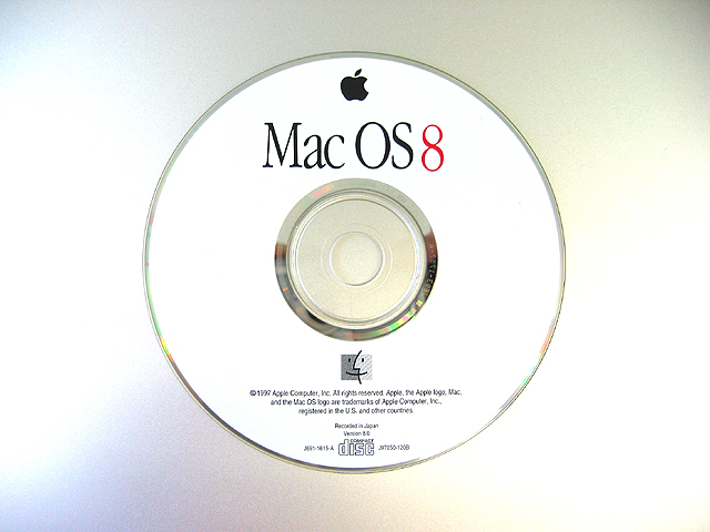 中古（OSディスクのみ）Mac OS 8