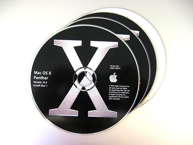 中古Mac OS X 10.3 Panther