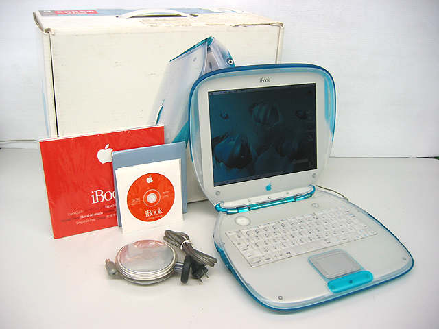 中古Shell型 iBook ブルーベリー 12.1インチM7707J/A