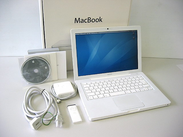 中古MacBook 2.0GHz 白 13.3インチMA700J/A
