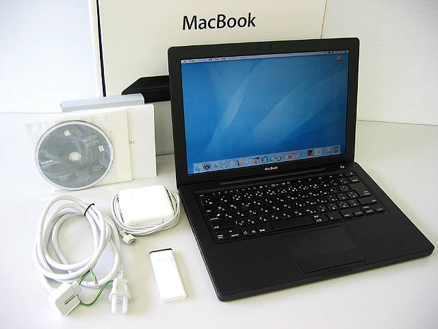 中古MacBook 2.0GHz 黒 13.3インチMA701J/A