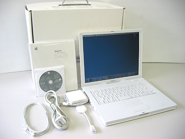Apple iBook G4 1GHz 14.1インチ M9418J/A width=