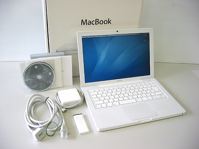 中古MacBook 2.2GHz 白 13.3インチMB062J/B