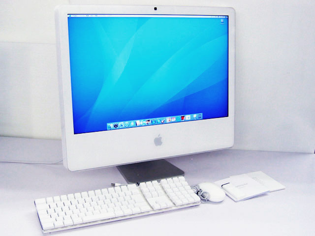 中古iMac intel 2.33GHz 24インチ WhiteBTO(MA456J/A)