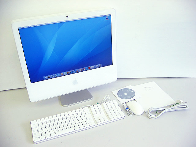 中古iMac intel White 2.16GHz 20インチMA589J/A