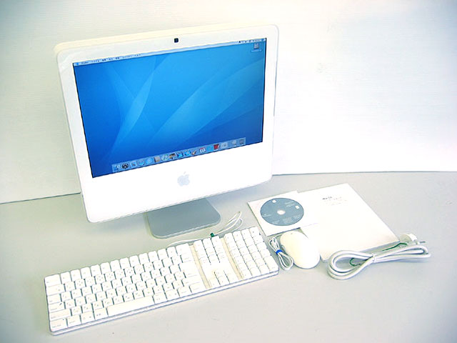 中古iMac intel White 2.0GHz 17インチMA590J/A