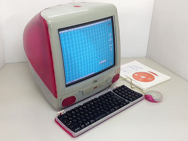 中古iMac G3 ストロベリー　（トレー型）M7441J/A