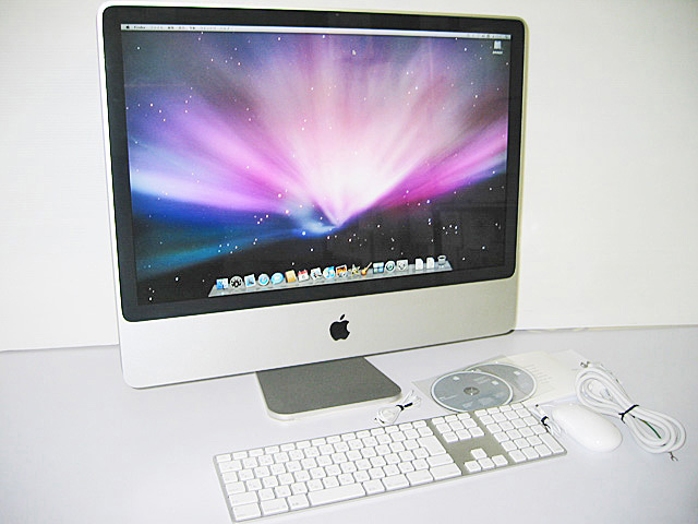 iMac intel 2.66GHz 24インチ Silver（2009/03）