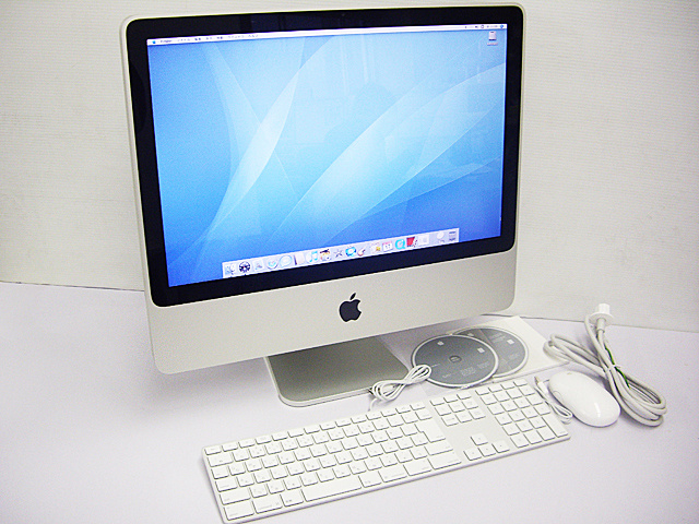 iMac intel 2.8GHz 24インチ Silver （2007/08） 通販 -Macパラダイス-