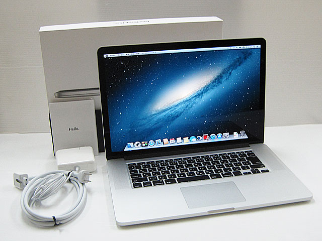 MacBook Pro Core i7 2.7GHz 15.4インチ（RetinaDisplay）