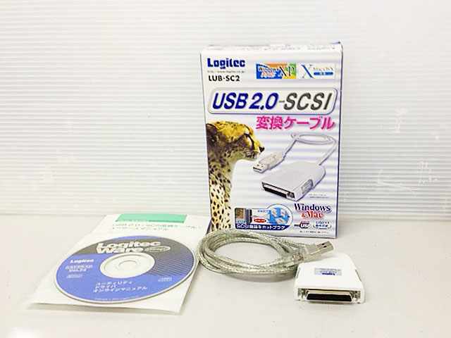 Logitec lub-sc2 scsi usb 変換ケーブル