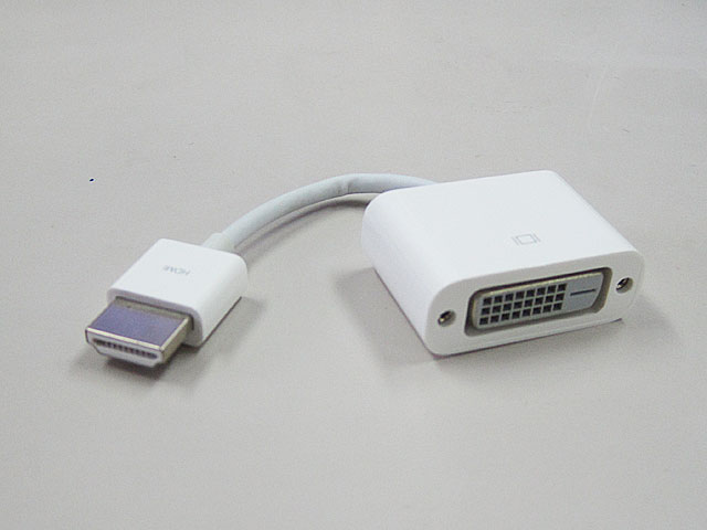 中古HDMI-DVI アダプタ　MJVU2ZA/A