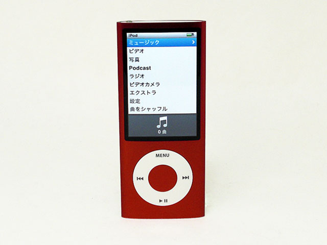 ipod nano5th redほぼ未使用、新品