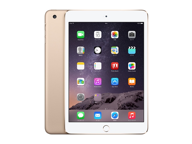 容量16GBiPad mini4 Wi-Fi+Cellular 16GB A1550 au版