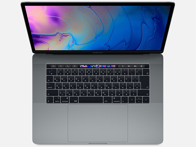 中古MacBook Pro Core i7 2.2GHz 15.4インチ（TouchBarモデル）　SpaceGlay