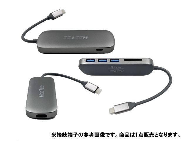 HooToo USB C ハブ HDMI 4Kビデオ SDカードリーダー