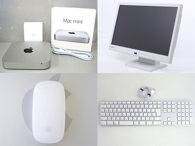 Macmini(mid2011) ディスプレイ，キーボード,有線マウスセット