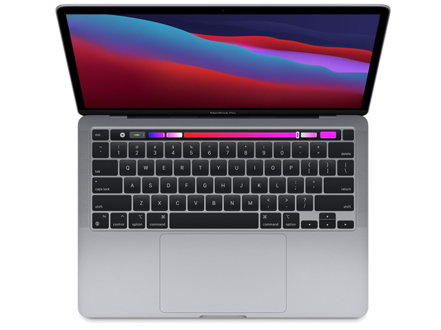 中古MacBook Pro M1 8Core 13インチ SpaceGlayMYD92J/A