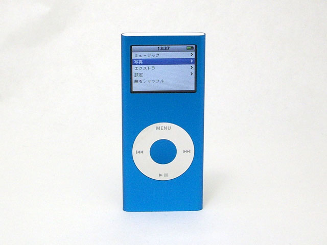 iPod nano 4GB ブルー 第2世代 MA428J/A 通販 -Macパラダイス-