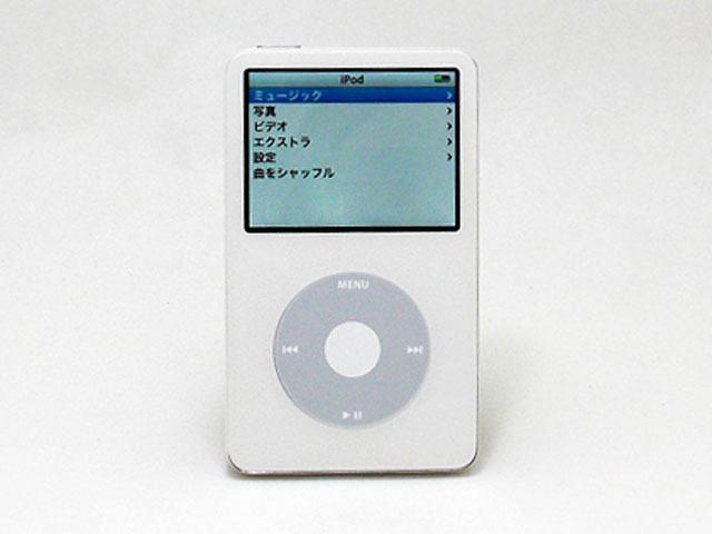 iPod 80GB ホワイト 第5.5世代 MA448J/A 通販 -Macパラダイス-