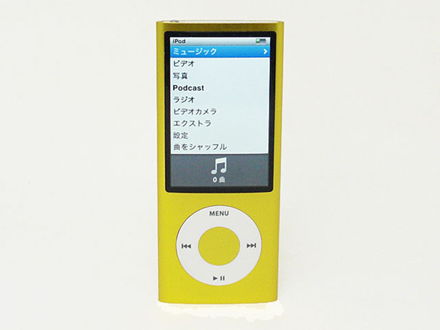 iPod nano 16GB イエロー 第5世代 MC070J/A 通販 -Macパラダイス-