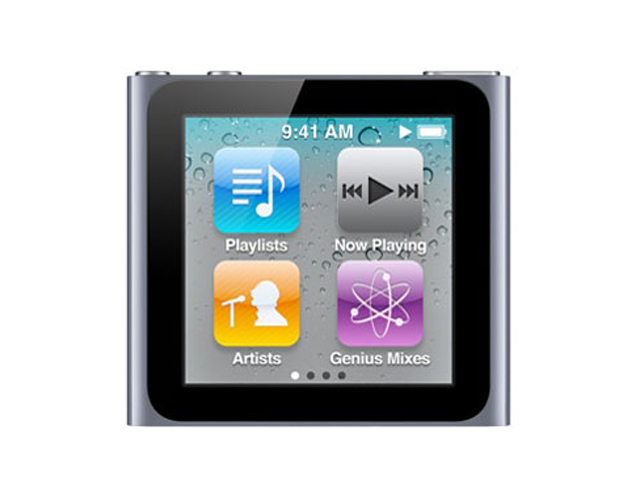 【H557】Apple iPodnano 第6世代 8GB A1366 ブルー Apple iPod nano 第6世代 MC525LL シルバー Apple iPod nano 6th