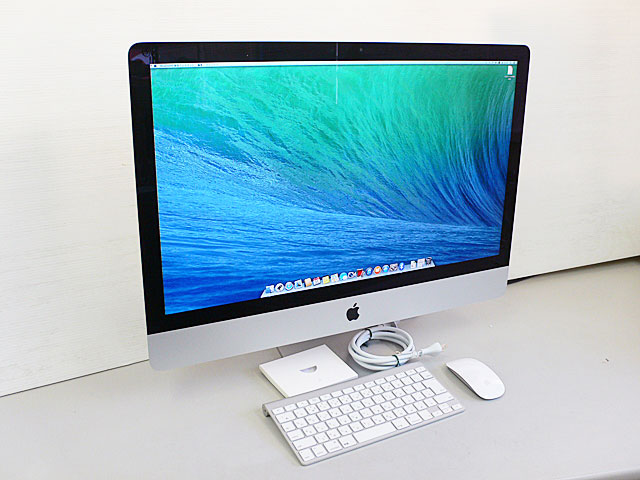 中古iMac intel Core i5 2.7GHz 21.5インチ Silver (2013/09)ME086J/A