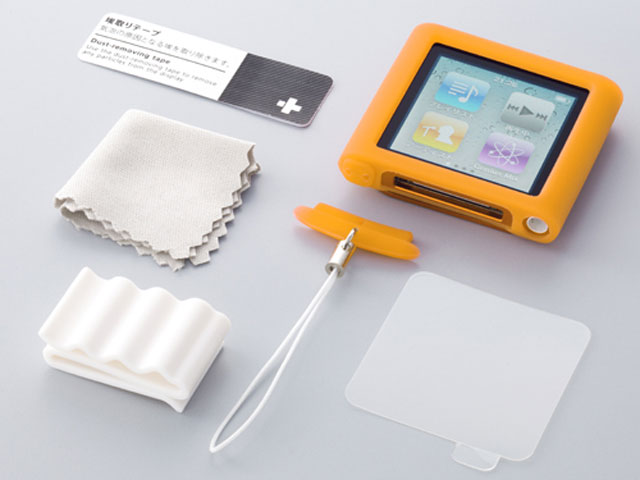 iPod nano 6世代用 シリコンケースセット（オレンジ） TR-SCSNNN-OR ...