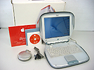 中古Mac:Shell型 iBook グラファイト 12.1インチ