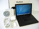 中古Mac:MacBook 2.4GHz 黒 13.3インチ